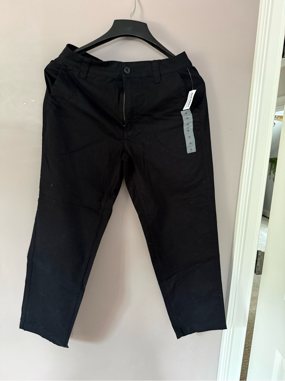 Old Navy Black Stretch Chinos - Classic Straight Fit